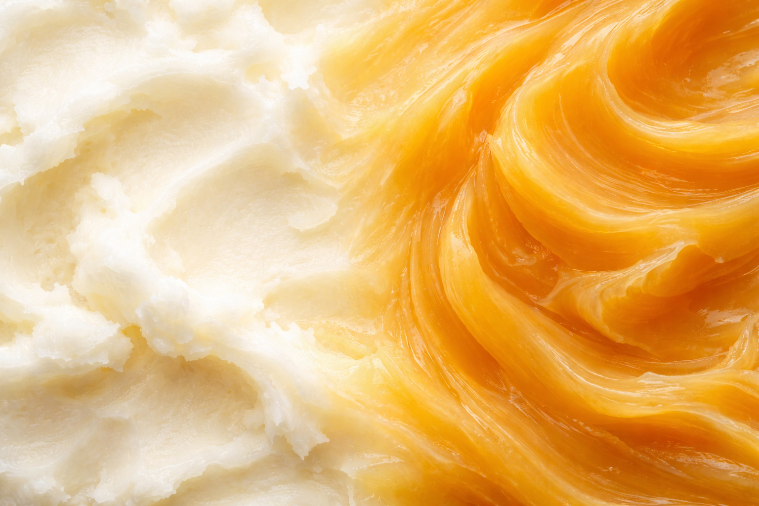 Tallow cream and lanolin wax split apart mixing